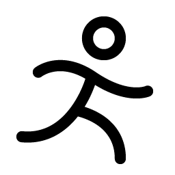 Person Simple Run Smiley – Icons