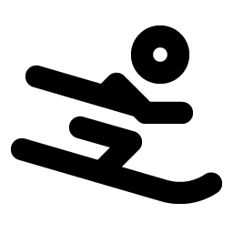 Person Simple Ski Bold Smiley – Icons