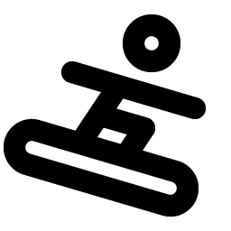 Person Simple Snowboard Bold Smiley – Icons