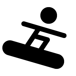 Person Simple Snowboard Fill Smiley – Icons