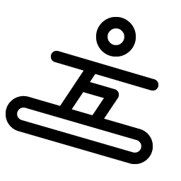 Person Simple Snowboard Smiley – Icons