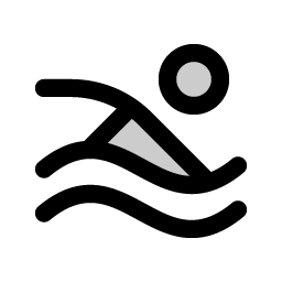 Person Simple Swim Duotone Smiley – Icons