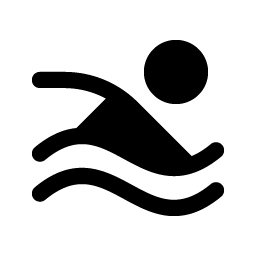 Person Simple Swim Fill Smiley – Icons