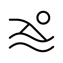 Person Simple Swim Thin Smiley – Icons