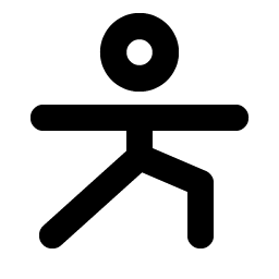 Person Simple Tai Chi Bold Smiley – Icons