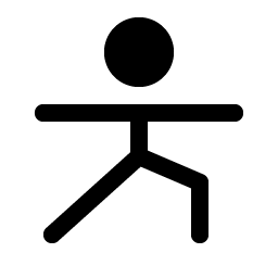 Person Simple Tai Chi Fill Smiley – Icons