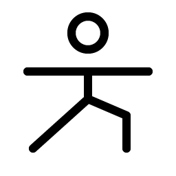 Person Simple Tai Chi Light Smiley – Icons