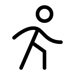 Person Simple Walk Light Smiley – Icons