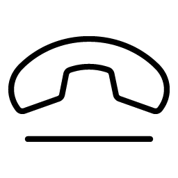 Phone Disconnect Thin Smiley – Icons