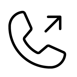 Phone Outgoing Thin Smiley – Icons