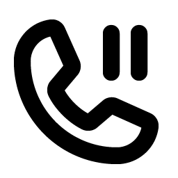 Phone Pause Bold Smiley – Icons