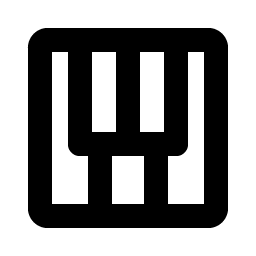 Piano Keys Bold Smiley – Icons