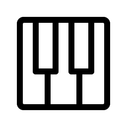 Piano Keys Light Smiley – Icons