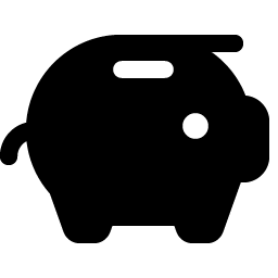 Piggy Bank Fill Smiley – Icons