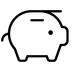 Piggy Bank Thin Smiley – Icons