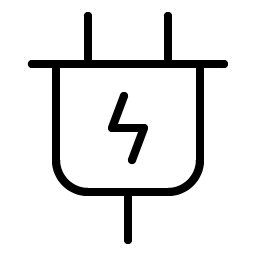 Plug Charging Thin Smiley – Icons