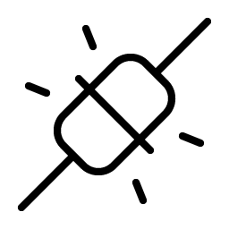 Plugs Connected Thin Smiley – Icons