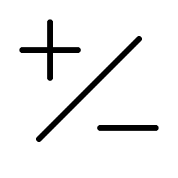 Plus Minus Thin Smiley – Icons