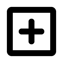 Plus Square Bold Smiley – Icons