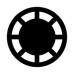 Poker Chip Fill Smiley – Icons