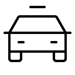 Police Car Thin Smiley – Icons
