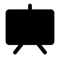 Presentation Fill Smiley – Icons