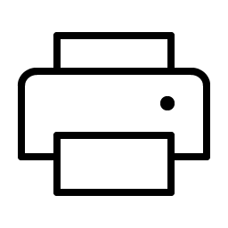 Printer Thin Smiley – Icons