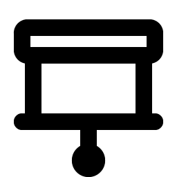 Projector Screen Bold Smiley – Icons
