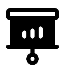 Projector Screen Chart Fill Smiley – Icons