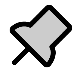 Push Pin Duotone Smiley – Icons