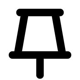 Push Pin Simple Bold Smiley – Icons