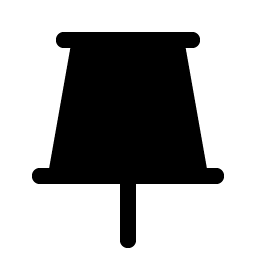 Push Pin Simple Fill Smiley – Icons