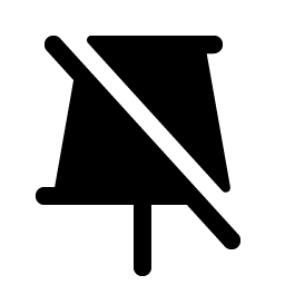Push Pin Simple Slash Fill Smiley – Icons