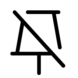 Push Pin Simple Slash Light Smiley – Icons