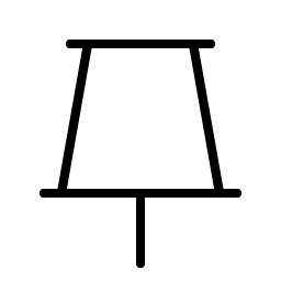 Push Pin Simple Thin Smiley – Icons