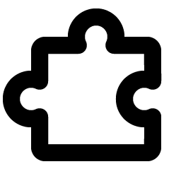Puzzle Piece Bold Smiley – Icons