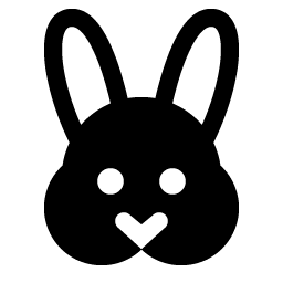 Rabbit Fill Smiley – Icons