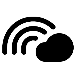 Rainbow Cloud Fill Smiley – Icons