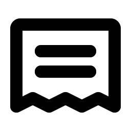 Receipt Bold Smiley – Icons