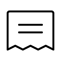 Receipt Thin Smiley – Icons
