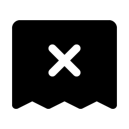 Receipt X Fill Smiley – Icons