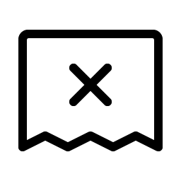 Receipt X Light Smiley – Icons