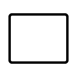 Rectangle Thin Smiley – Icons