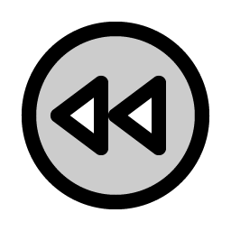 Rewind Circle Duotone Smiley – Icons