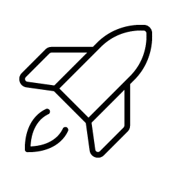 Rocket Launch Thin Smiley – Icons