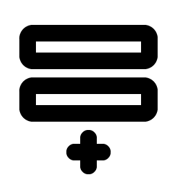 Rows Plus Bottom Bold Smiley – Icons