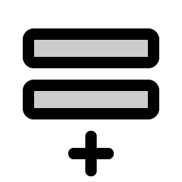Rows Plus Bottom Duotone Smiley – Icons