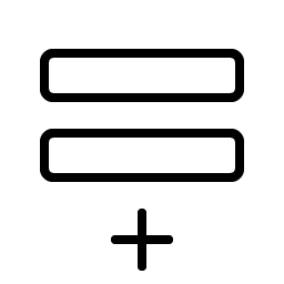 Rows Plus Bottom Thin Smiley – Icons