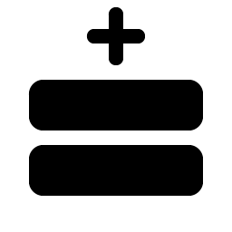 Rows Plus Top Fill Smiley – Icons