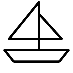 Sailboat Thin Smiley – Icons